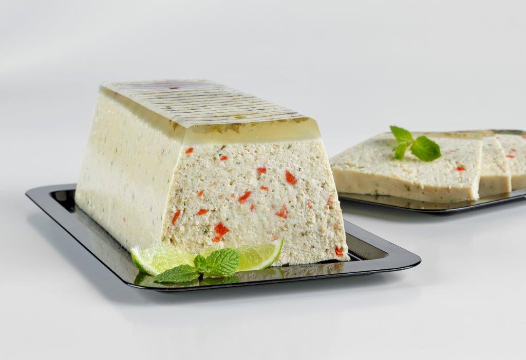 Présentation produit : Terrine aux Saint-Jacques et Muscadet