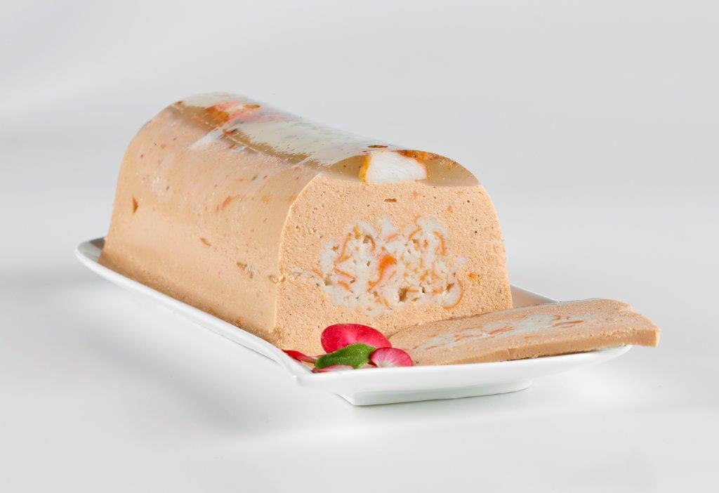 Présentation produit : Bûche de homard au cognac