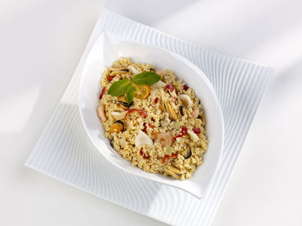 Présentation produit : Taboulé aux fruits de mer